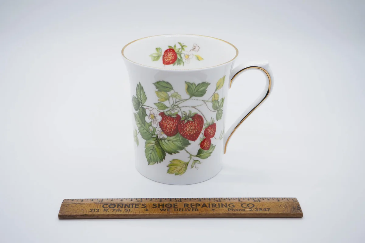Vintage Mug, Virginia Strawberry Queen's Rosina China Co, Made in England