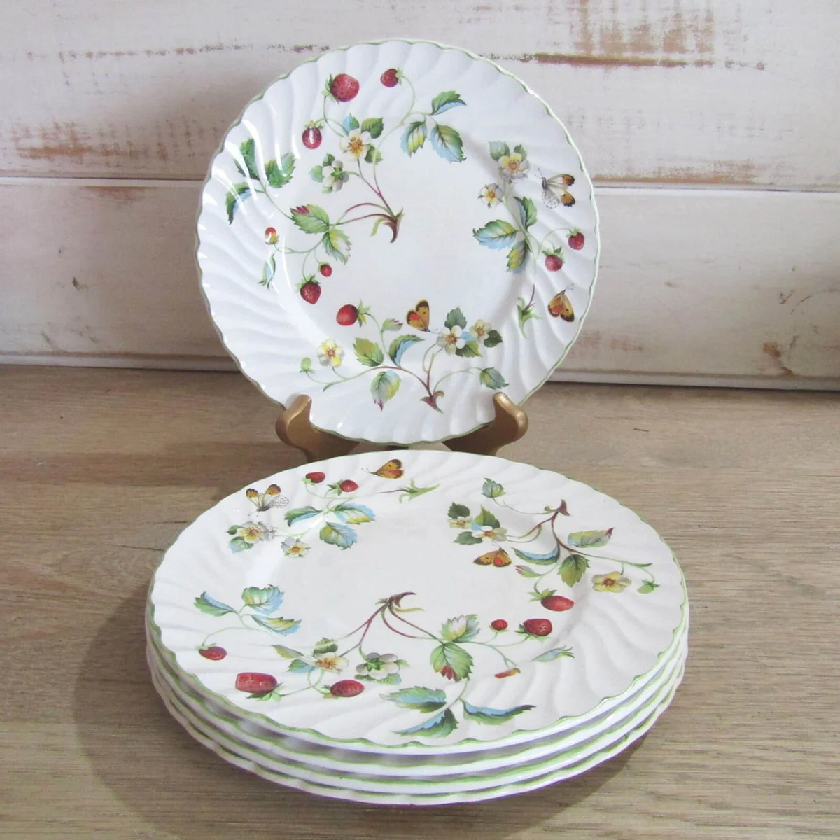Old Foley James Kent China - "Strawberry" Pattern - Made In England
