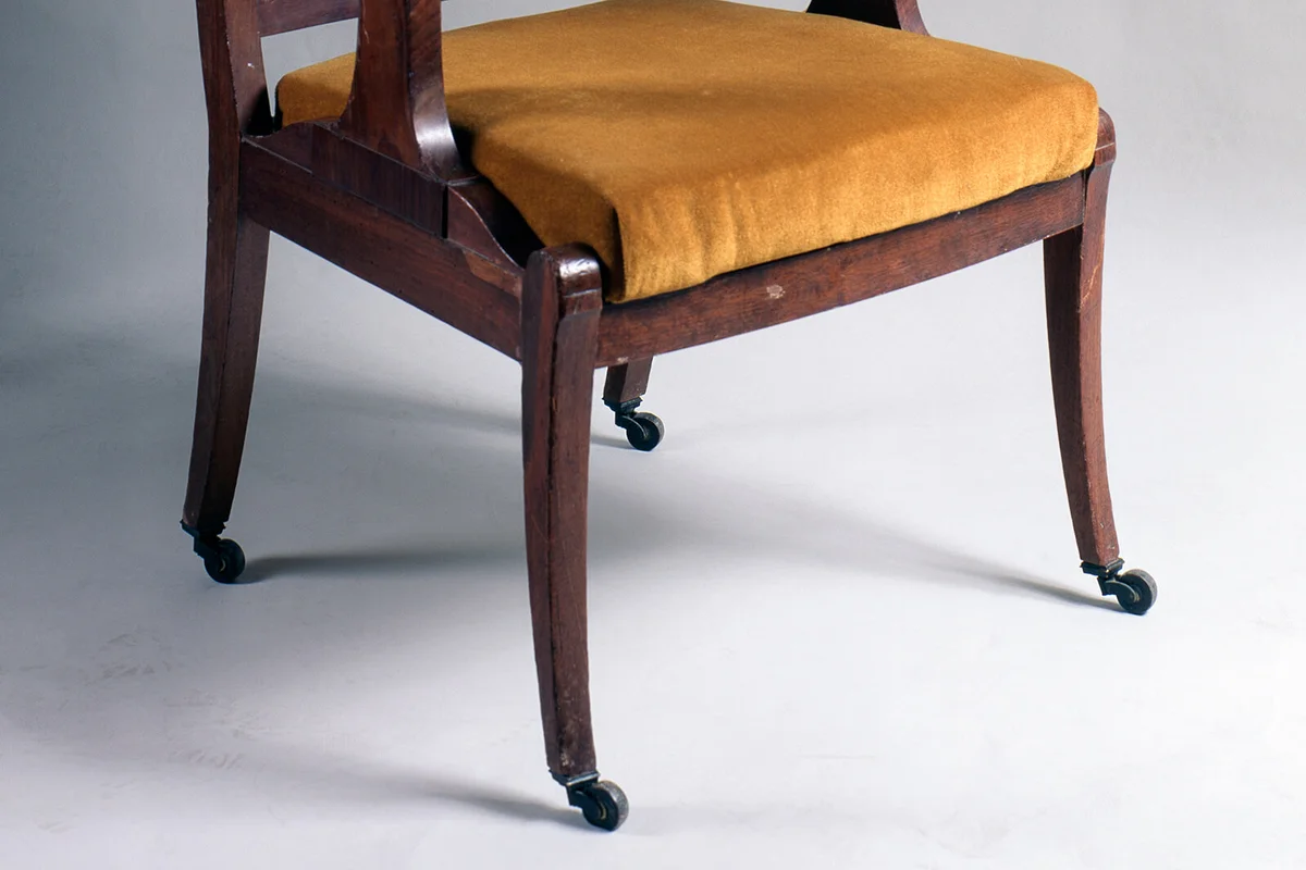 Armchair known as an officer's chair with removable seat | Getty Editorial Use