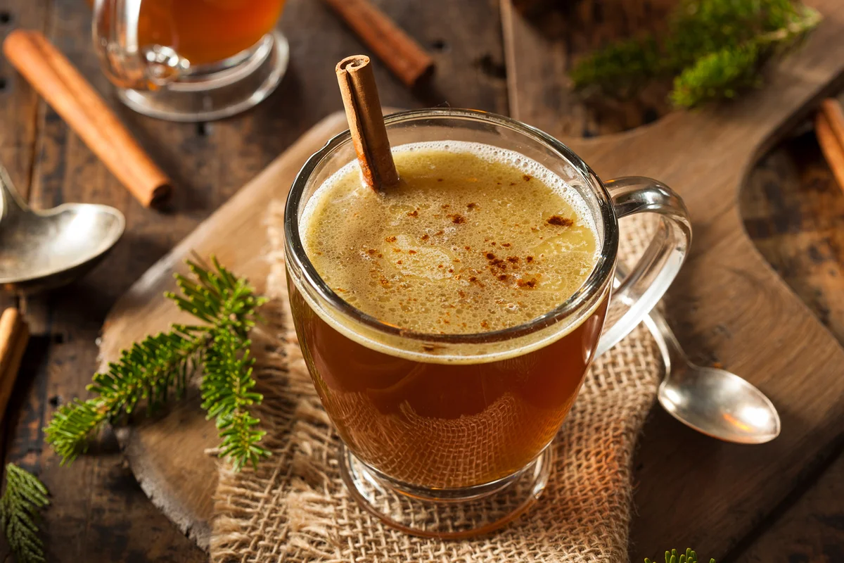 Hot buttered rum