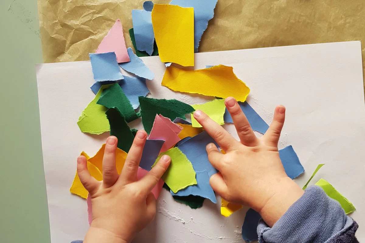 Child Hand Holding Paper