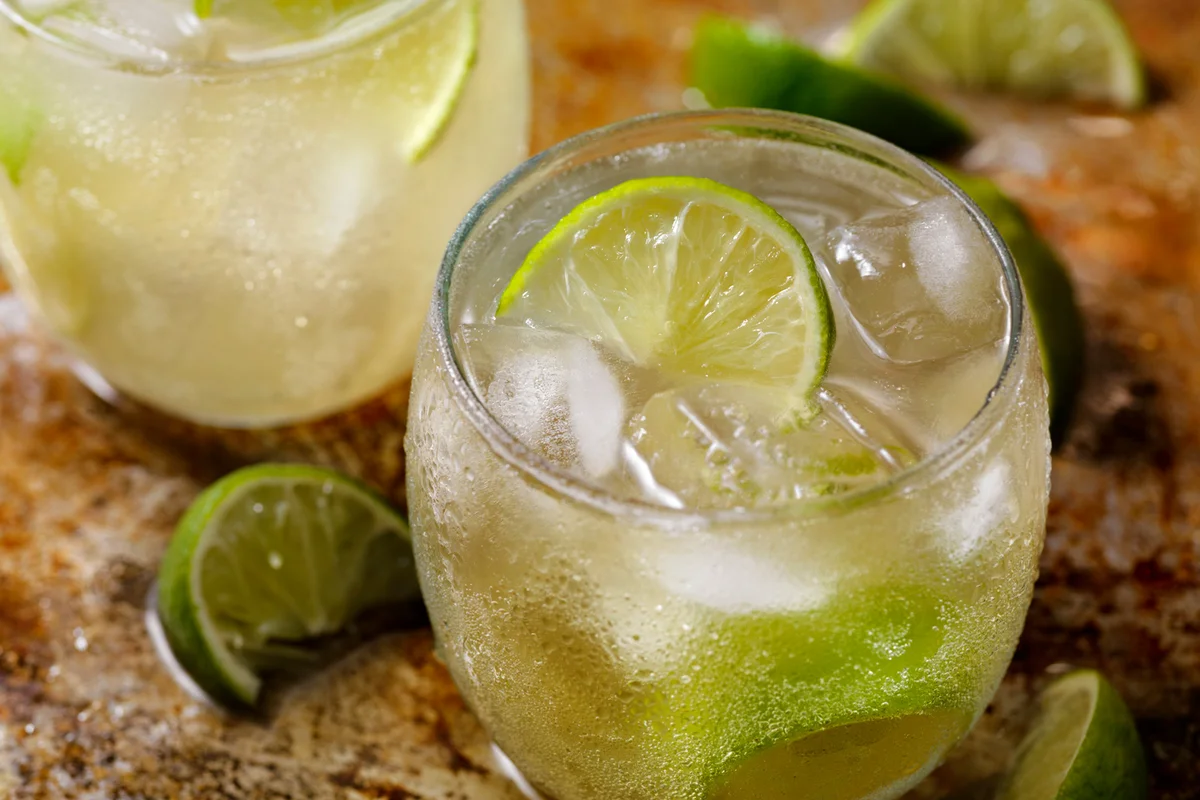 Low-Carb mint mule