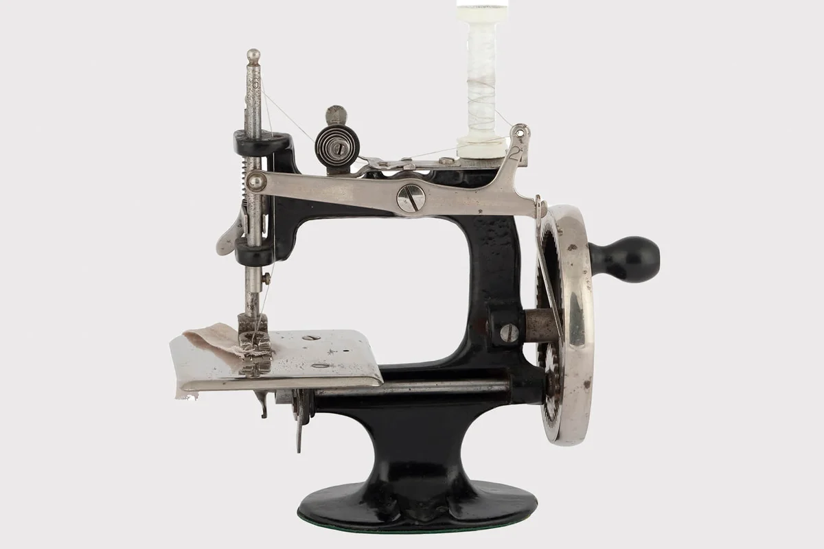 old historical sewing machine