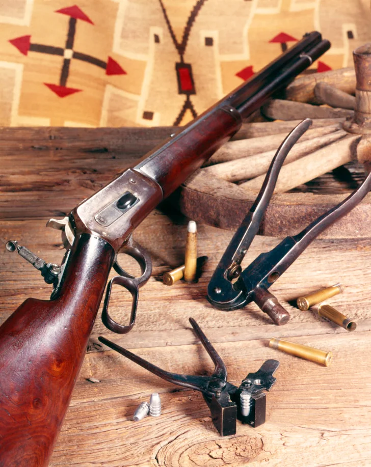 Still Life of model 1886 Winchester