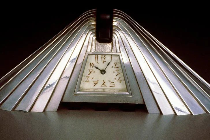 Mantel clock, ca 1930, by Albert Cheuret