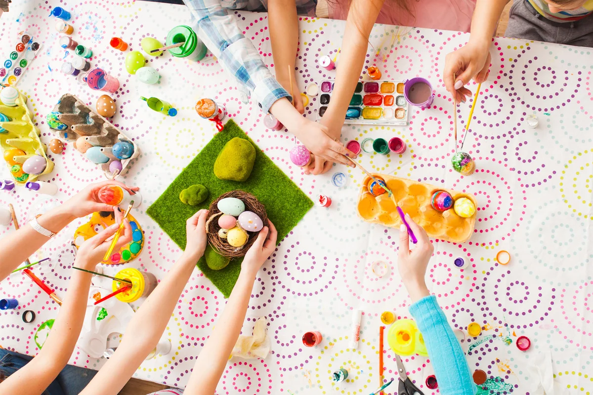 Spring Easter egg theme party