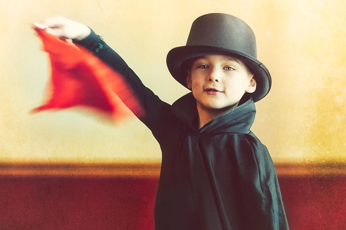 boy magician for magic theme party