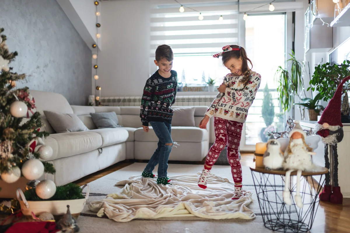 kids dancing on New Years Eve