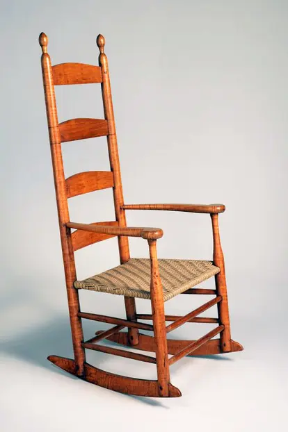Rocking Chair, 1820-50, American, Shaker, Maple