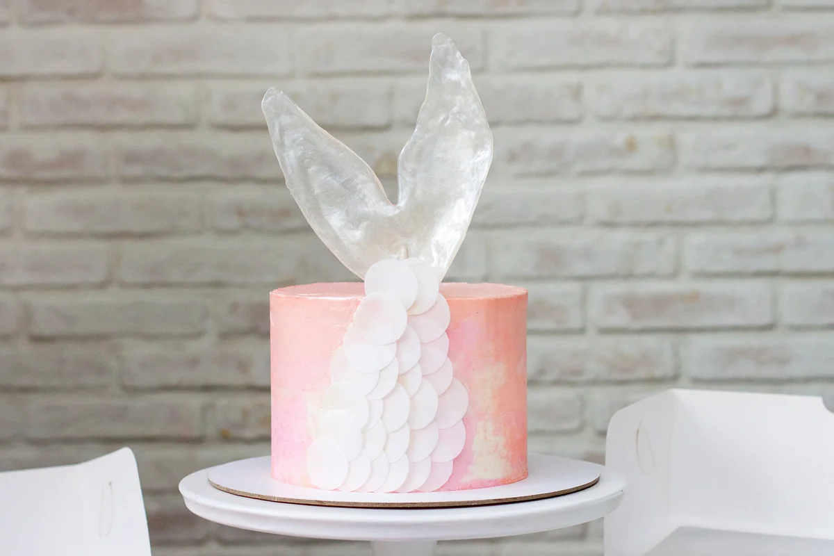 Mermaid theme cake