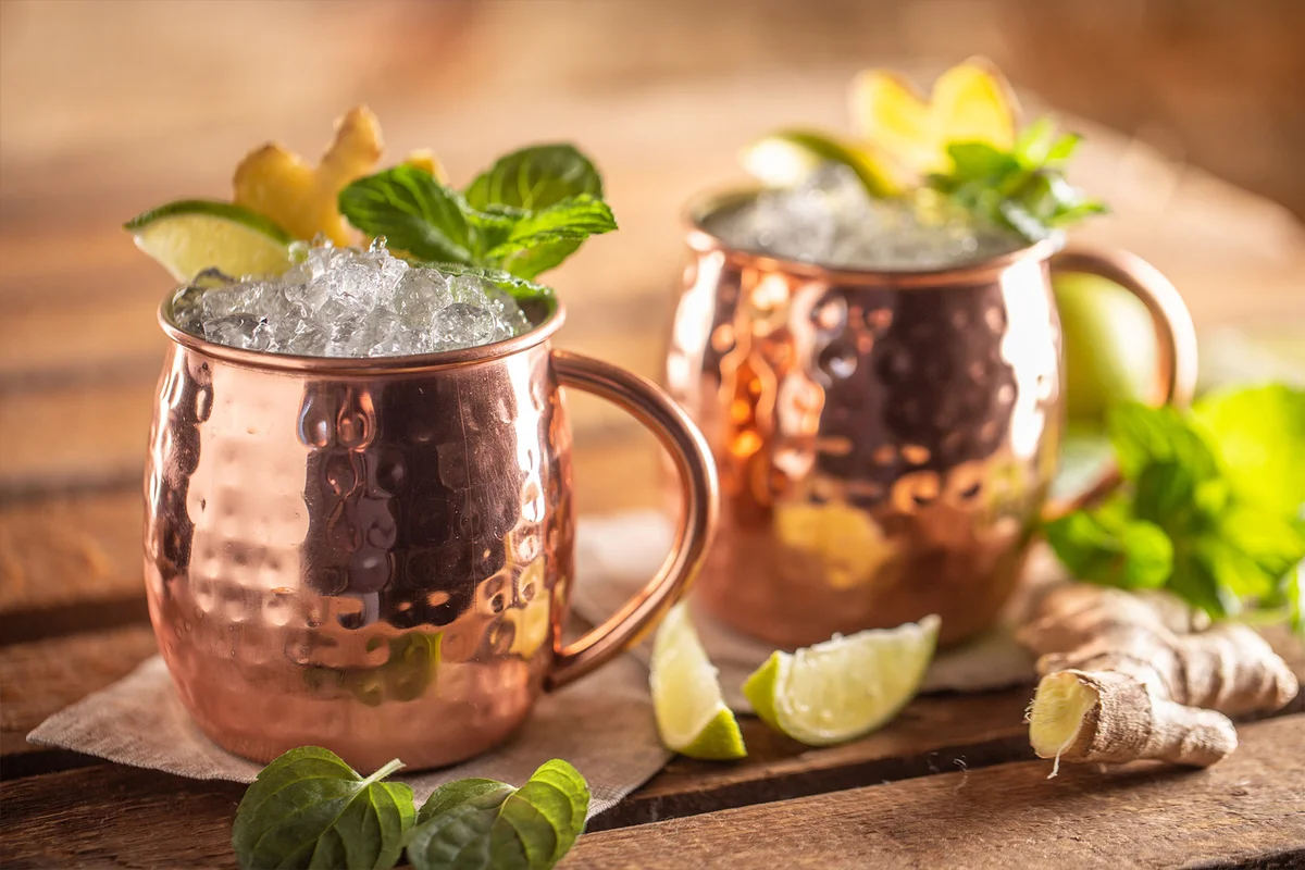 Sweet Summertime Mule highball cocktail