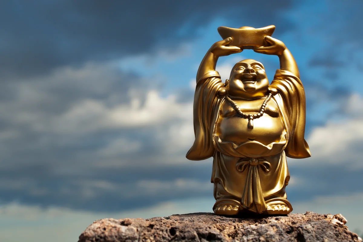 Golden Prosperity Buddha