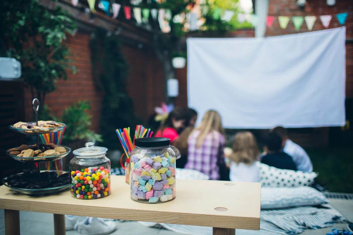 Movie Night In Backyard