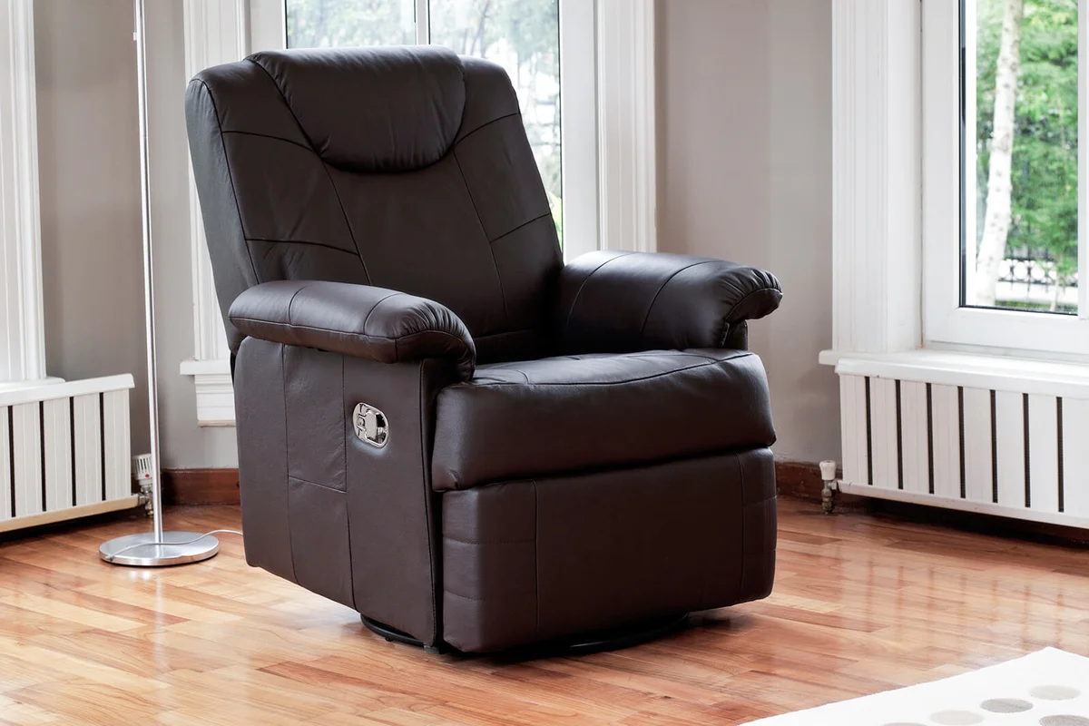 Living room detail with a comfortable recliner seat