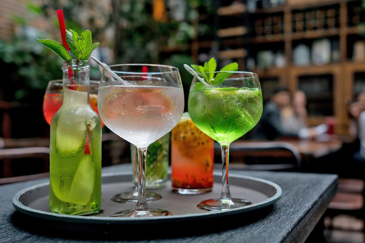 Easy Flavored Vodka Drinks served at a bar