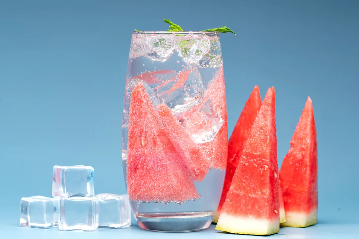 Watermelon Bubbles and watermelon slices