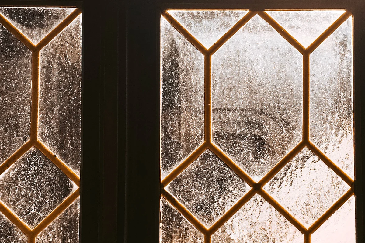 clear leaded glass