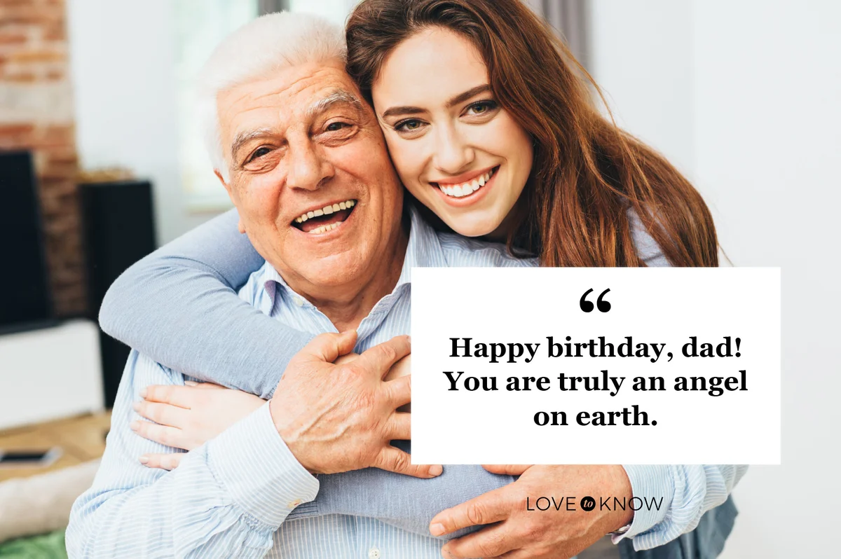 adult daughter hugging elderly father