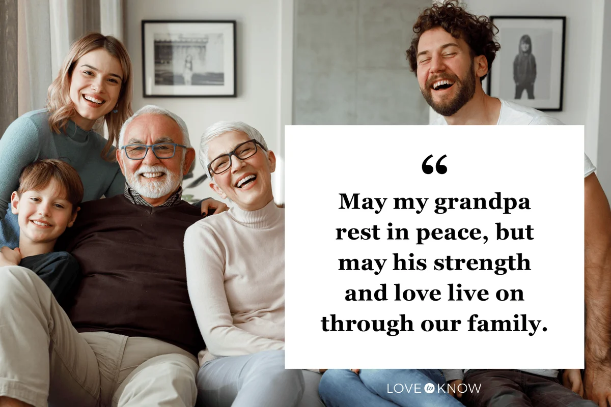 Rest in Peace Quote for a Grandfather