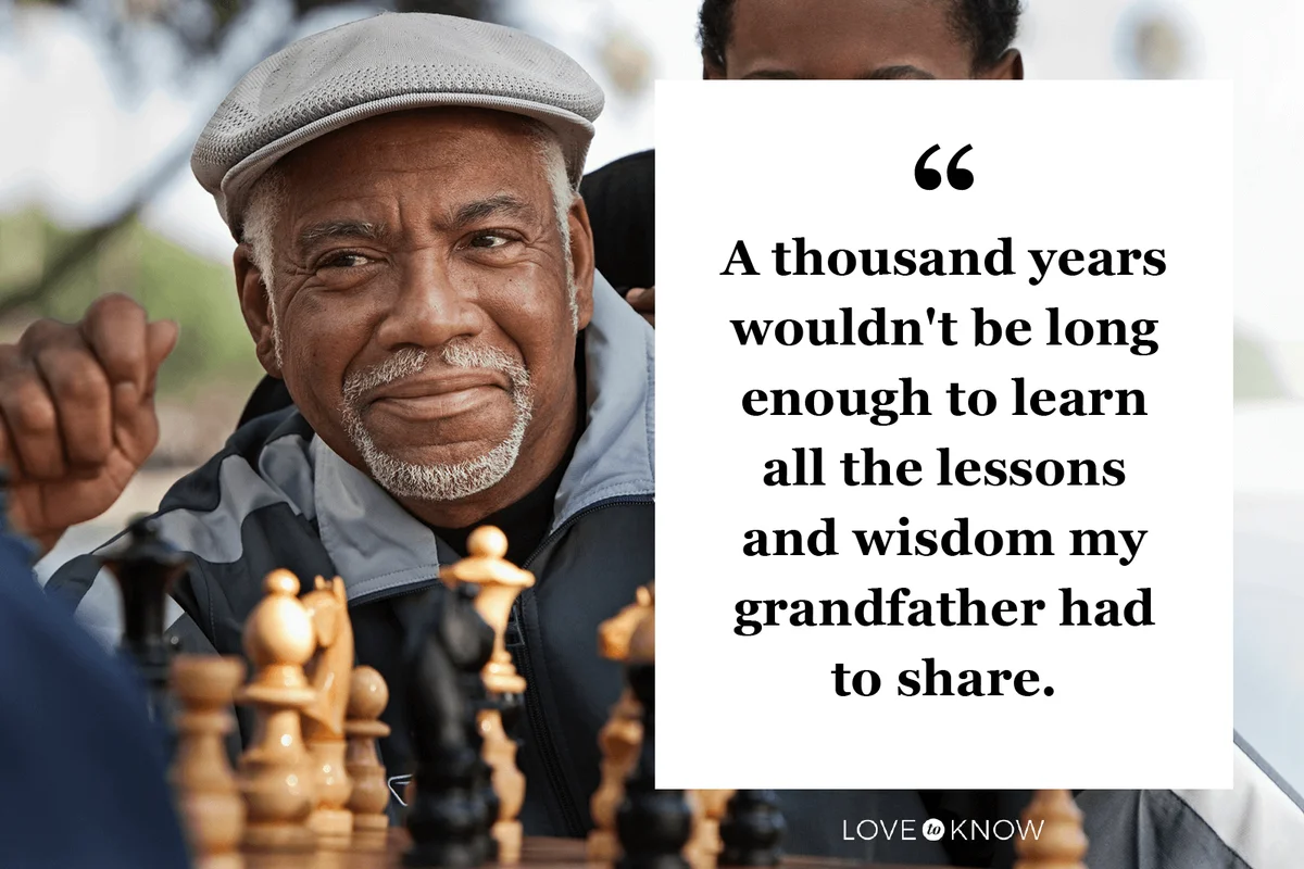 Tribute Quote for an Amazing Grandpa