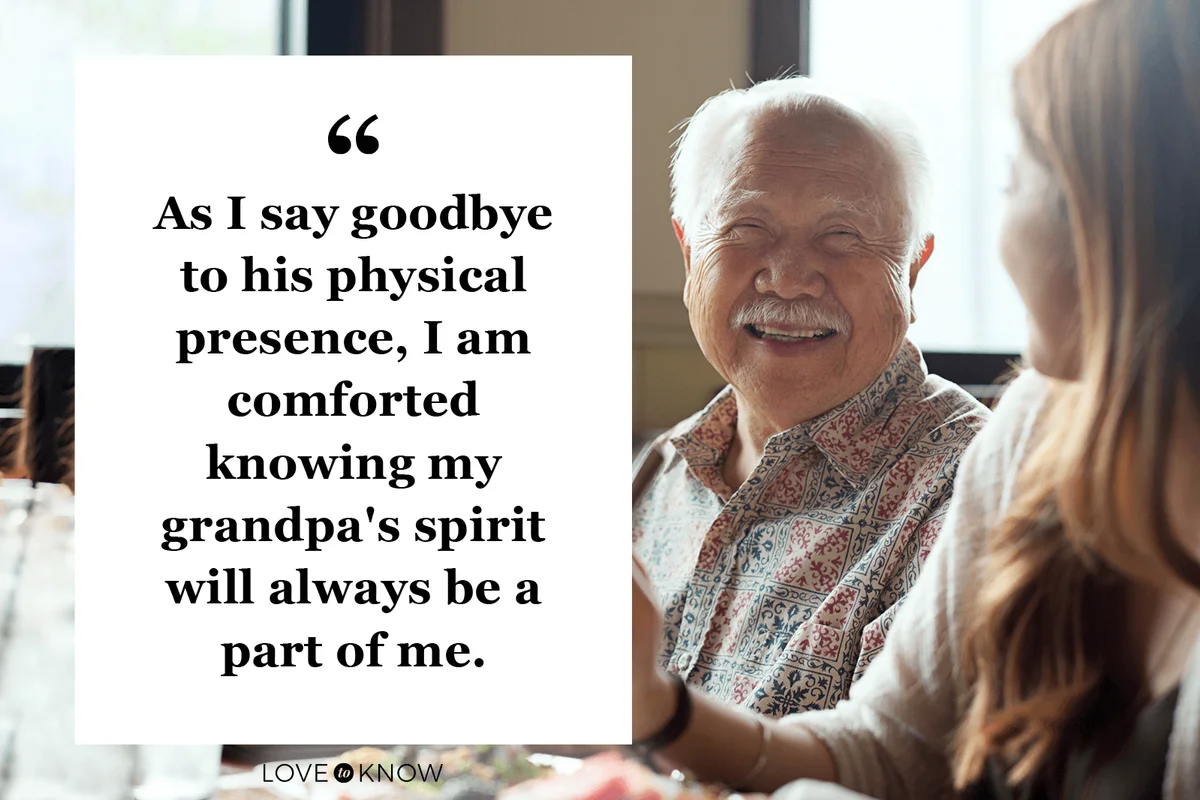 Quote to Say Goodbye to Grandpa