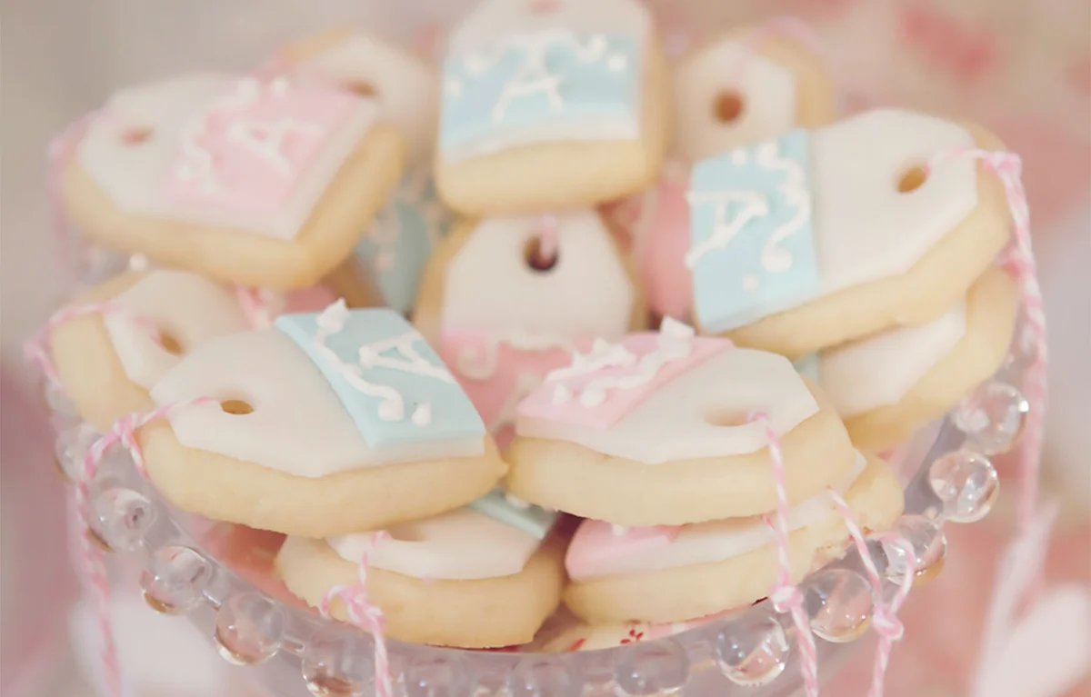 teabag shaped cookies