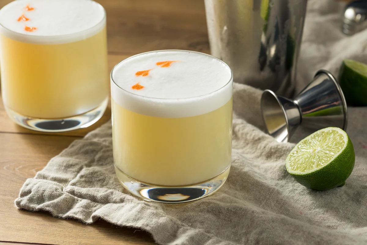 Whiskey Sour it is sometimes called a Boston Sour