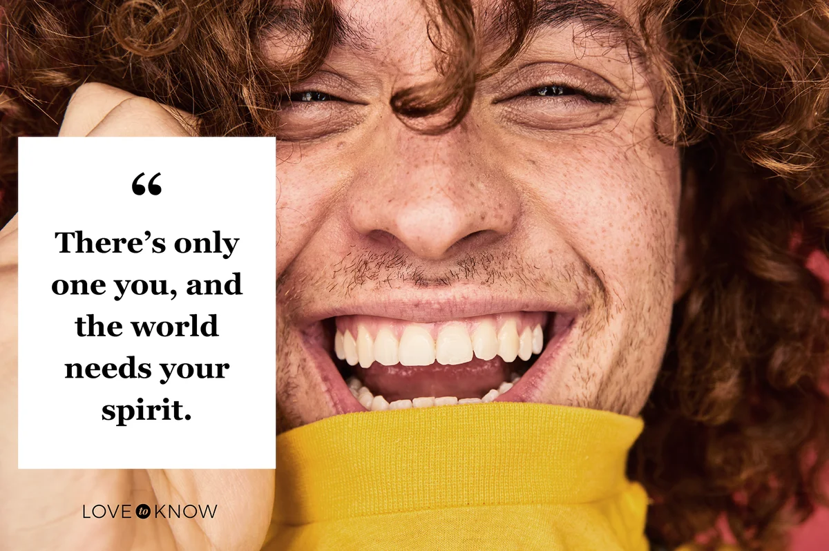 Young man smiling