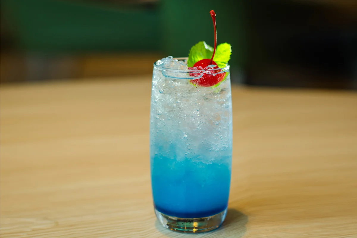 Blue Bomb Cocktail