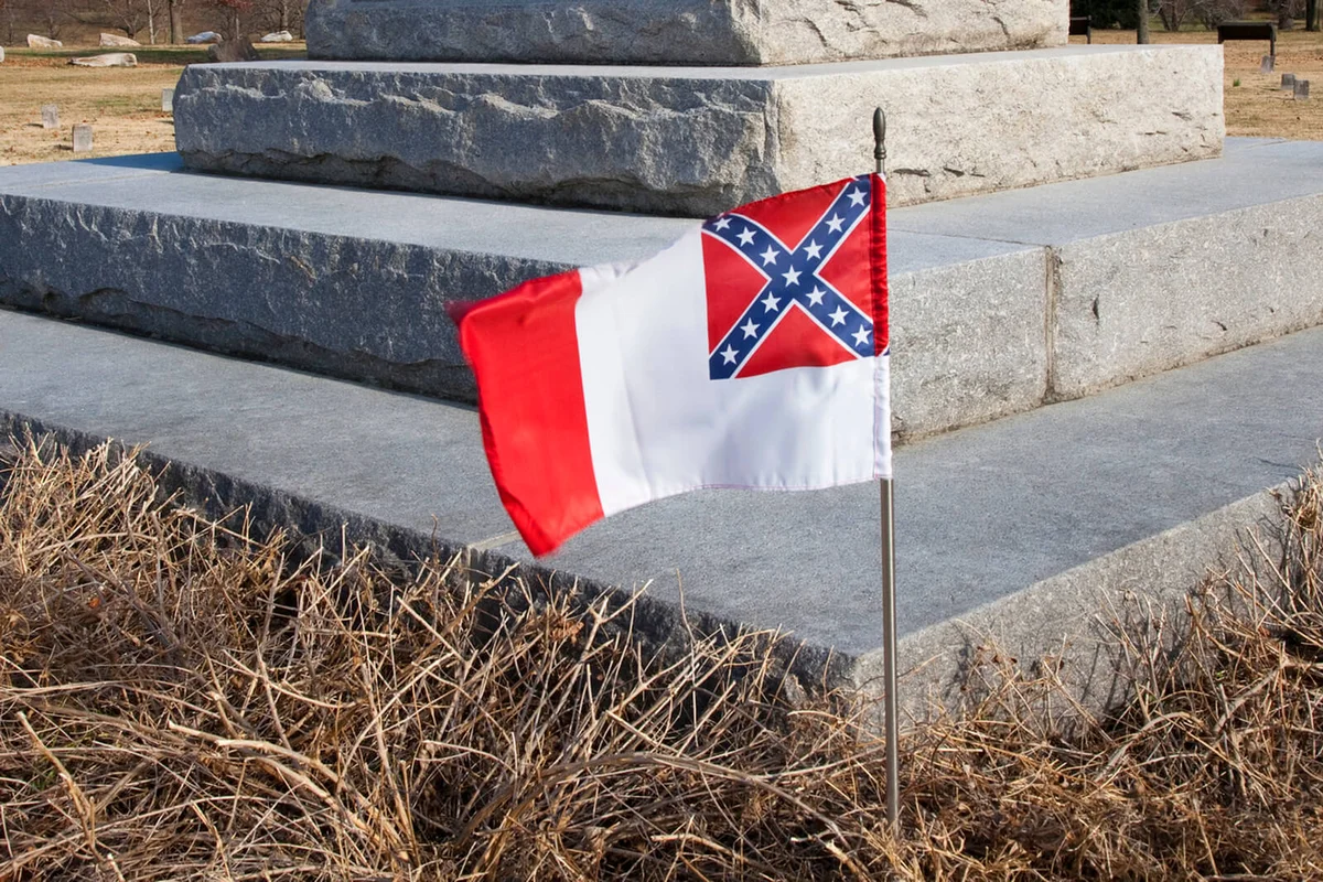Confederate Flag at The Hermitage, President Andrew Jackson Mansion