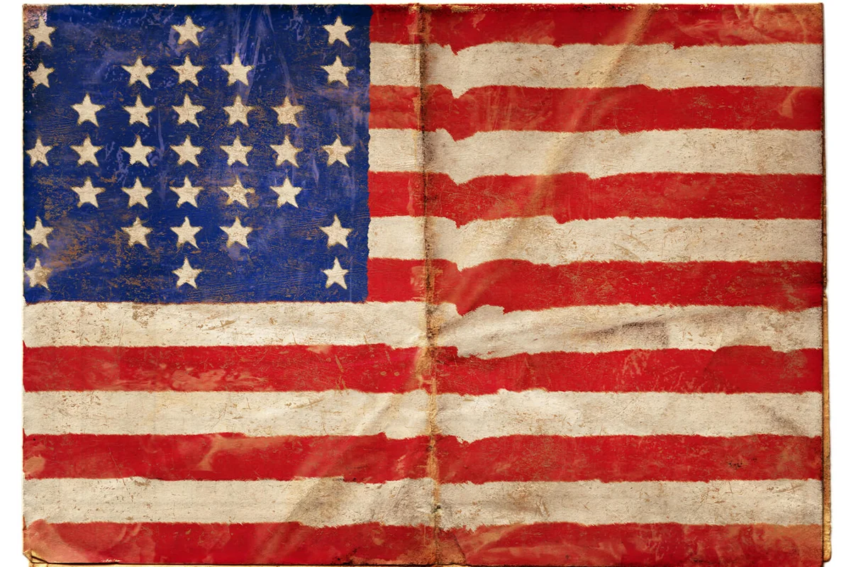 Grunge Us Fort Sumter Flag from the time of the civil war