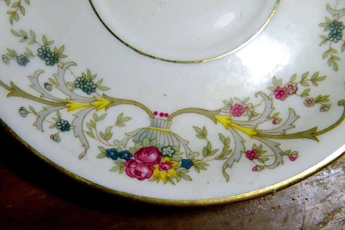 ivory china plate