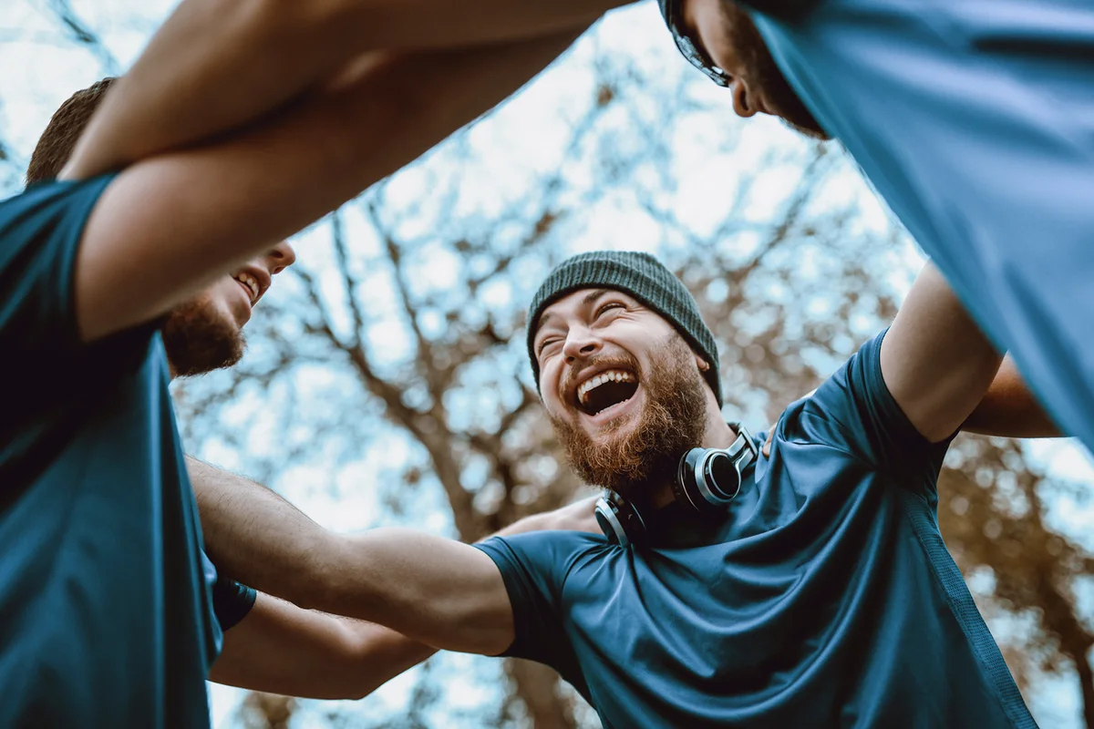 Sport Team Celebrating After Winning a Competition