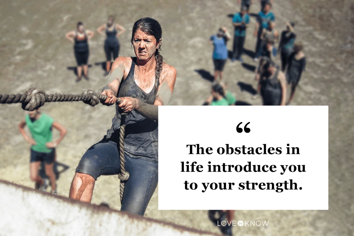 Motivational quote about life and struggles