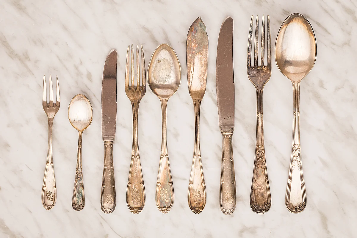 monogrammed cutlery