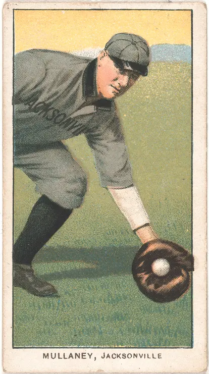 Dom Mullaney, Jacksonville Team, baseball card portrait