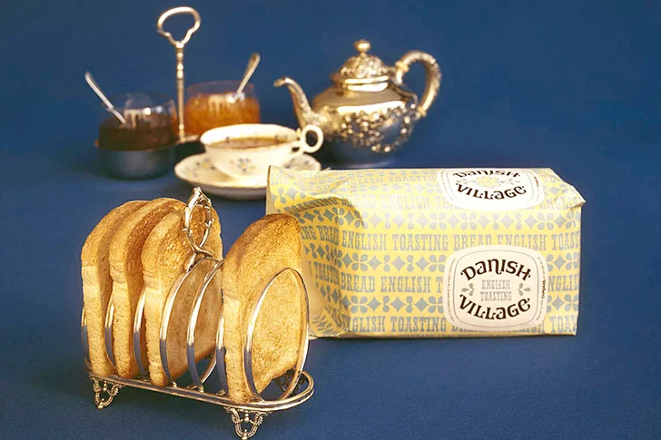 Antique toast rack and breakfast