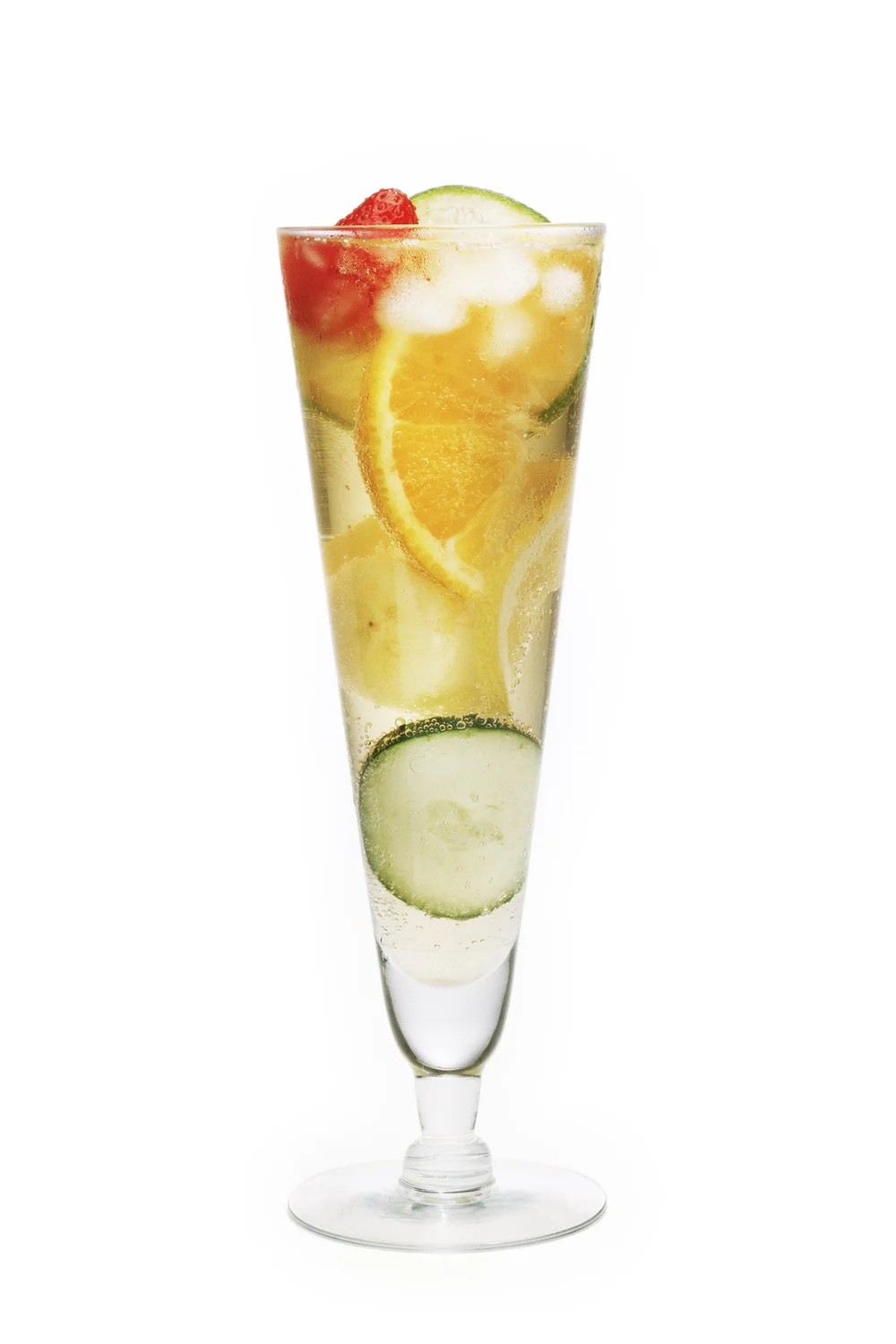 Fruit and wine spritzer