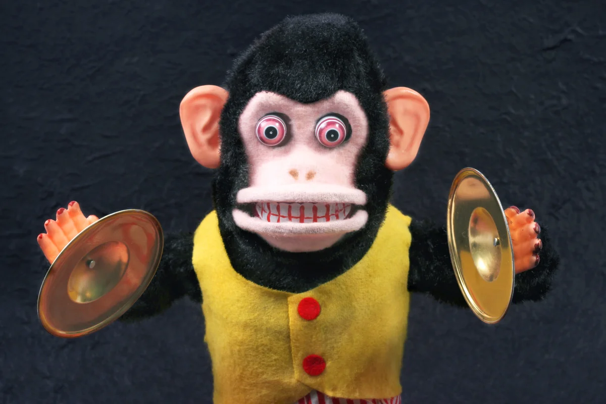 1950's retro Cymbal-Playing Monkey