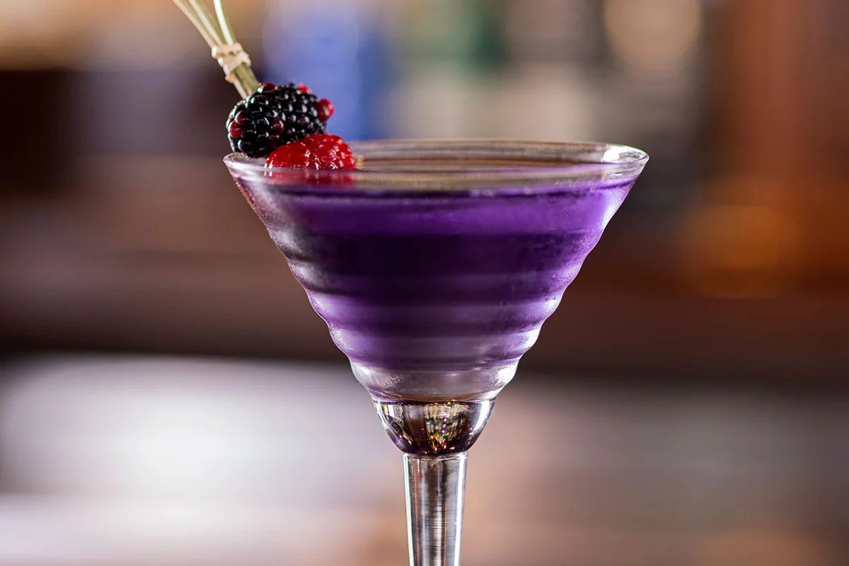 purple pear potion cocktail
