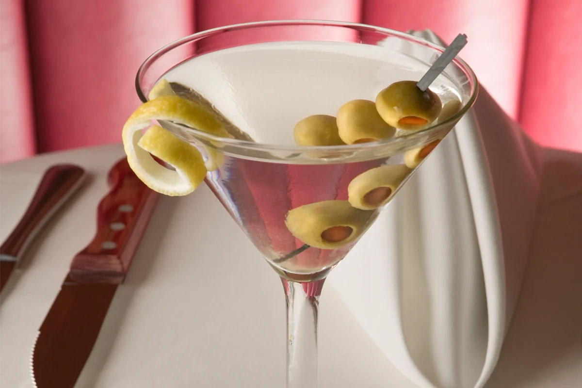 full serving martini