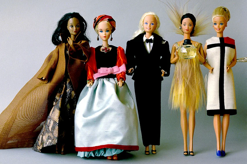 Barbie Dolls in Yves Saint Laurent Outfits