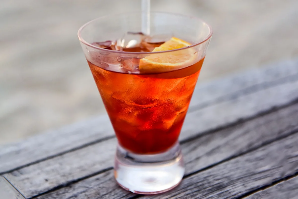Boulevardier classic cocktail