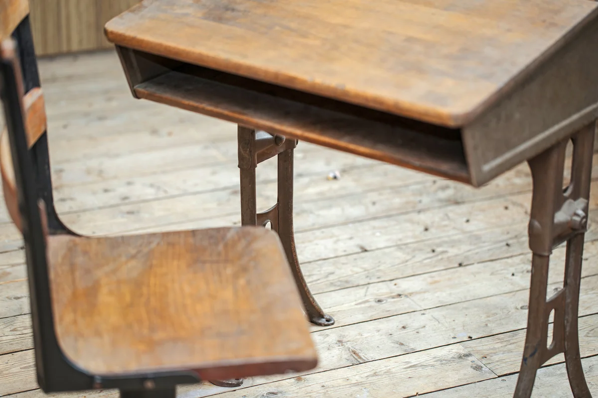 Vintage School Desk and Chair