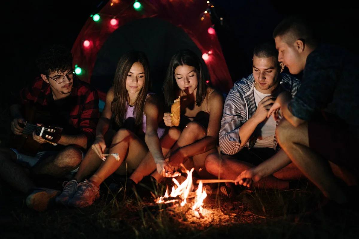 Camping birthday idea