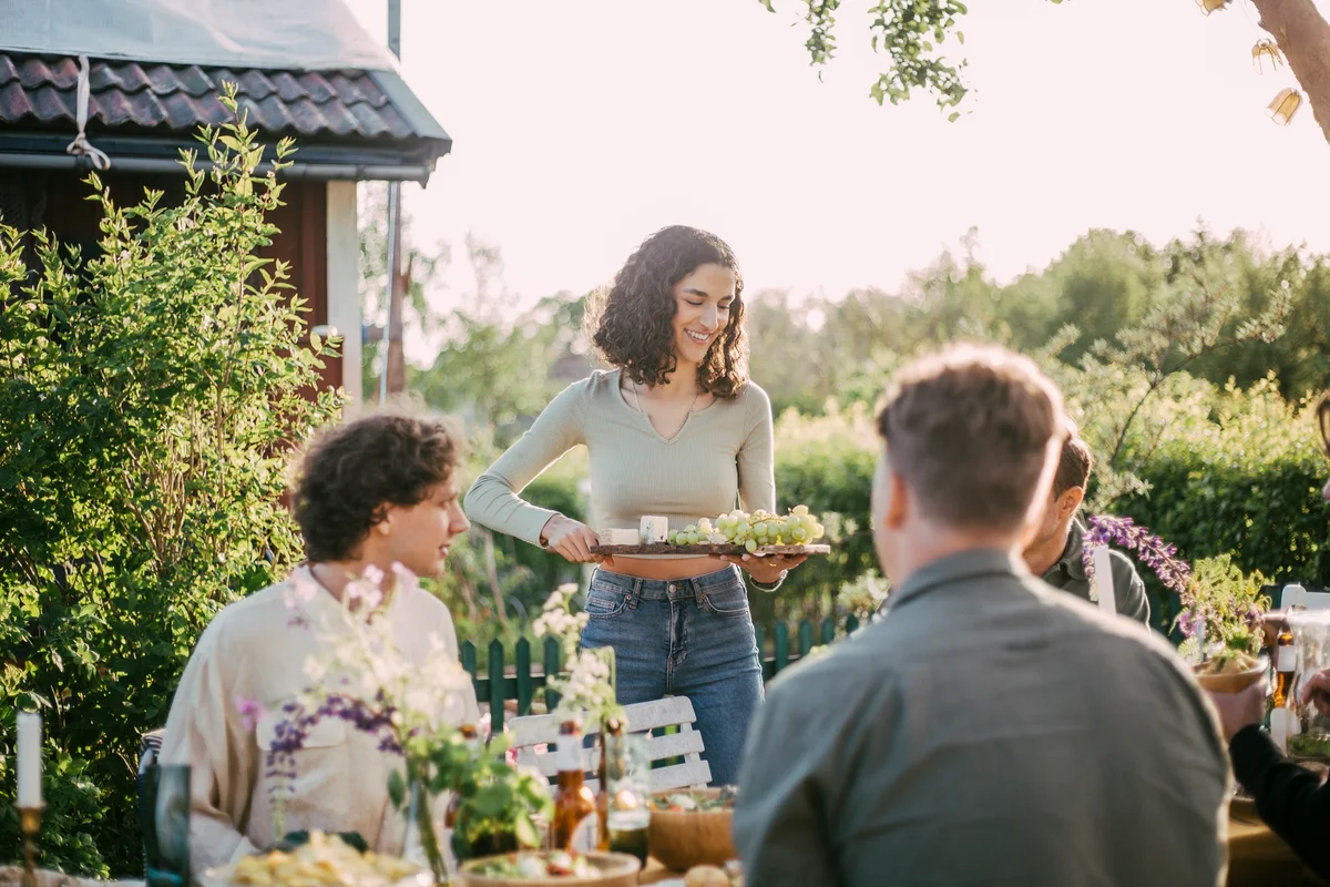 thirtieth birthday al fresco dinner