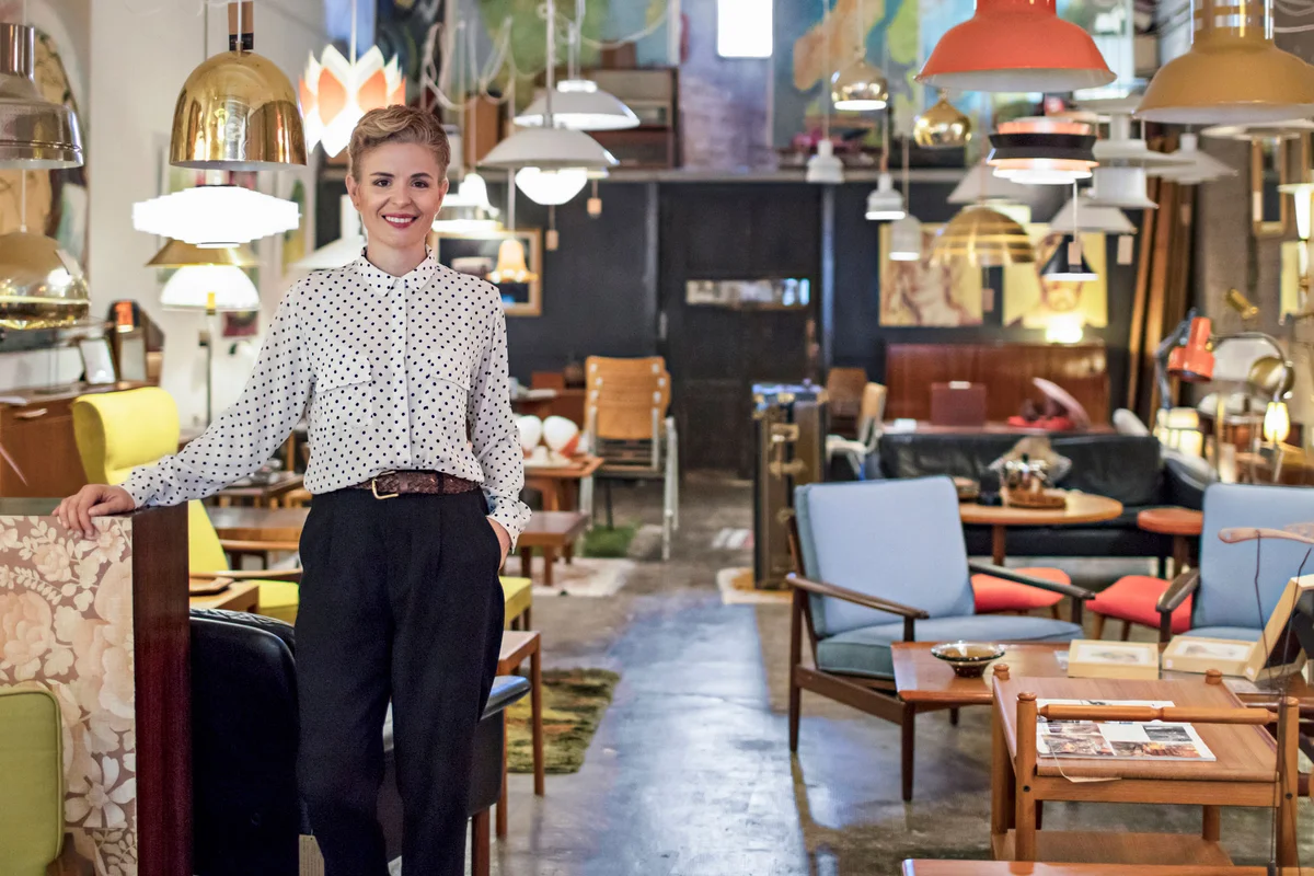 antique furniture store owner