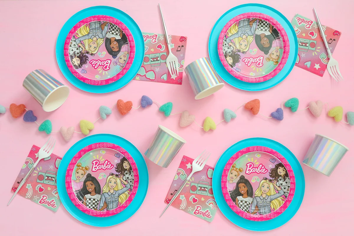 Barbie Themed Tableware