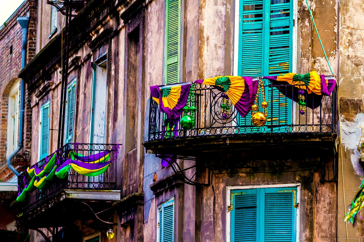 Mardi Gras balcony