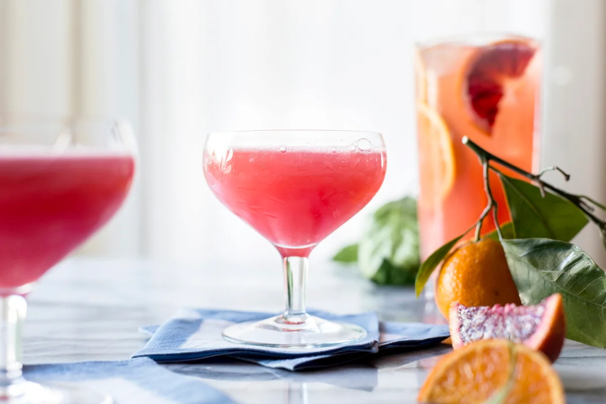 Sparkling citrus and Prosecco punch